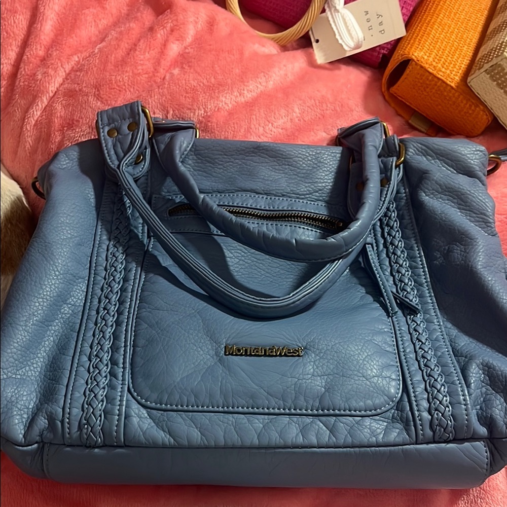 Montana West Blue Handbag